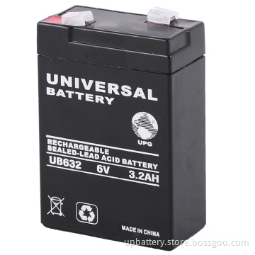 Cheap Sealed Lead Acid Battery AGM Battery Alarm Battery6V 4ah